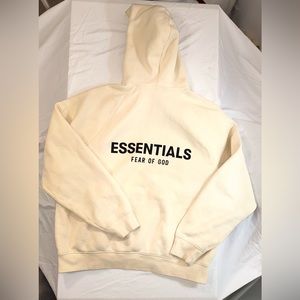 Fear Of God Essentials Buttercream Pullover Hoodie SS21 Size M